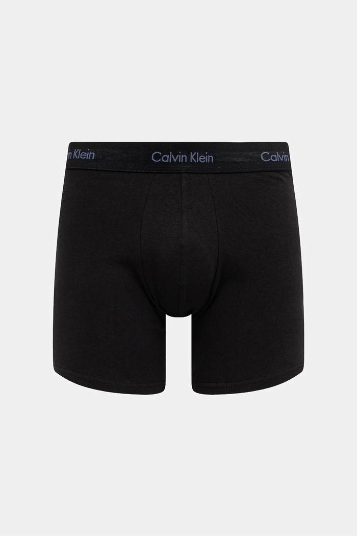 Calvin Klein Underwear bokserki męskie bawełniane z elastanem 3-pack czarny 000NB1770A