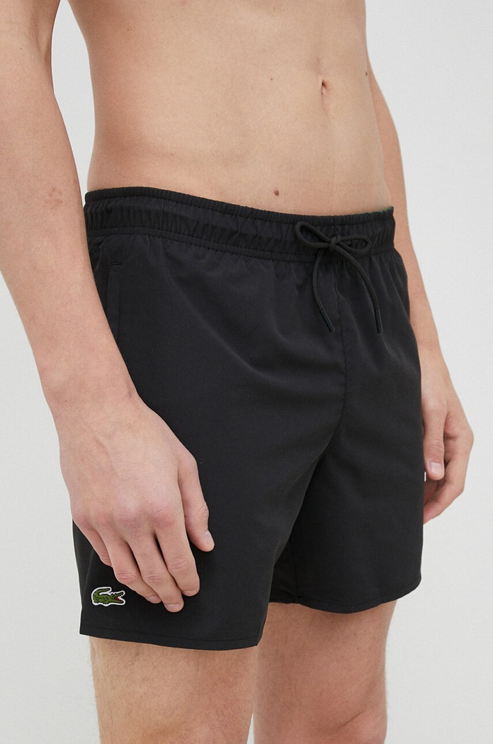 Lacoste szorty kąpielowe MH6270 czarny SS26