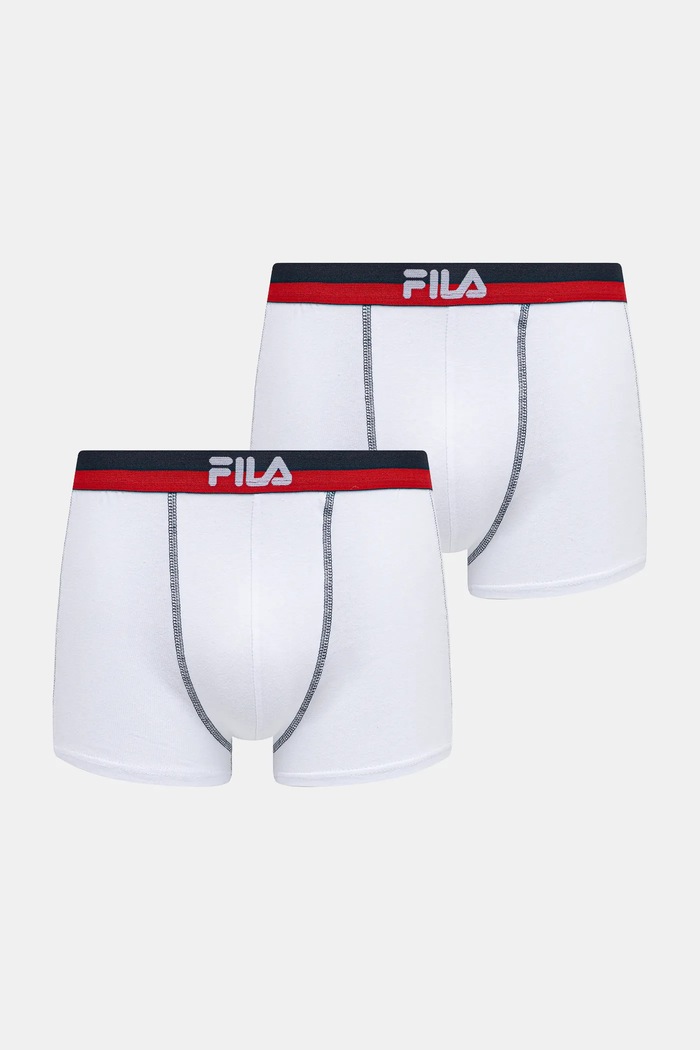 Boxerky Fila (2-pak) pletenina biela FU5020/2