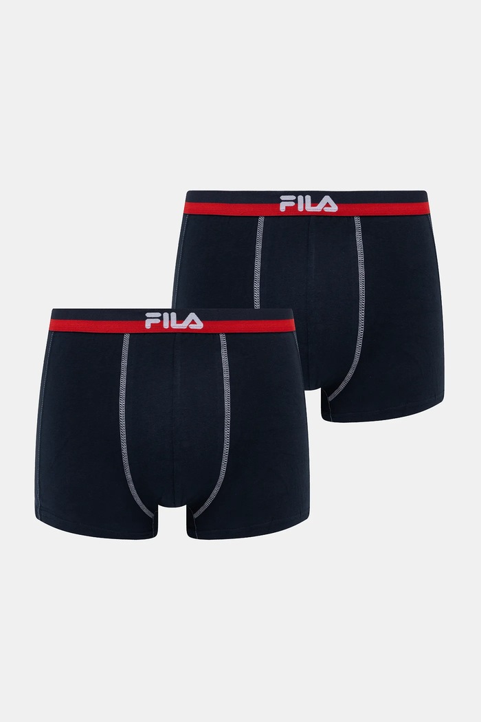 Fila - Боксерки (2-бройки) трикотаж тъмносин FU5020/2