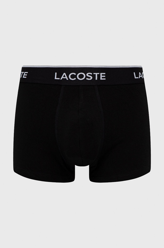 Boxerky Lacoste (3-pak) 5H3389 čierna AW24