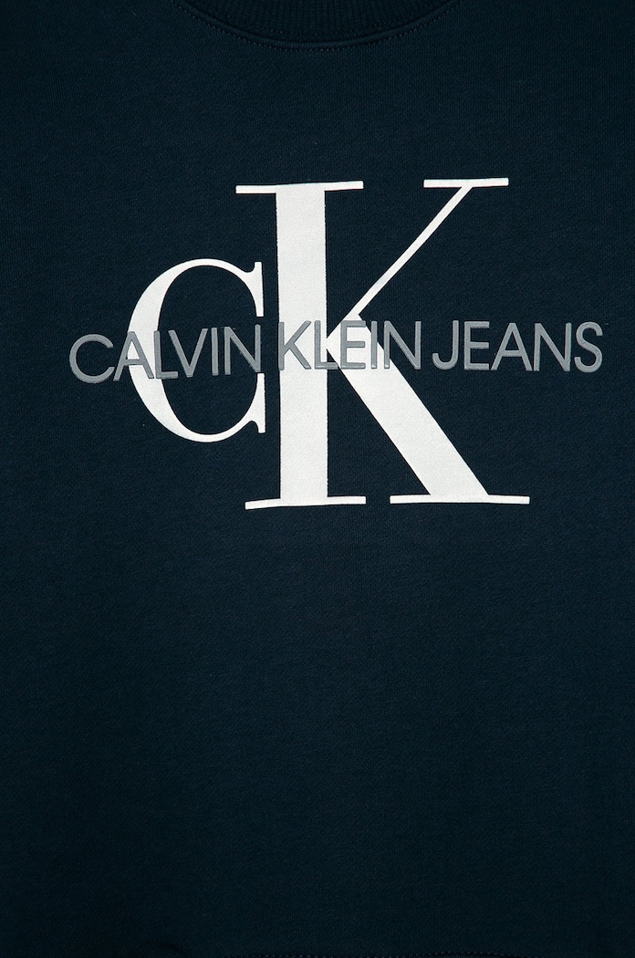 CHLAPEC Calvin Klein Jeans - Dětská mikina 104-176 cm IU0IU00069 námořnická modř