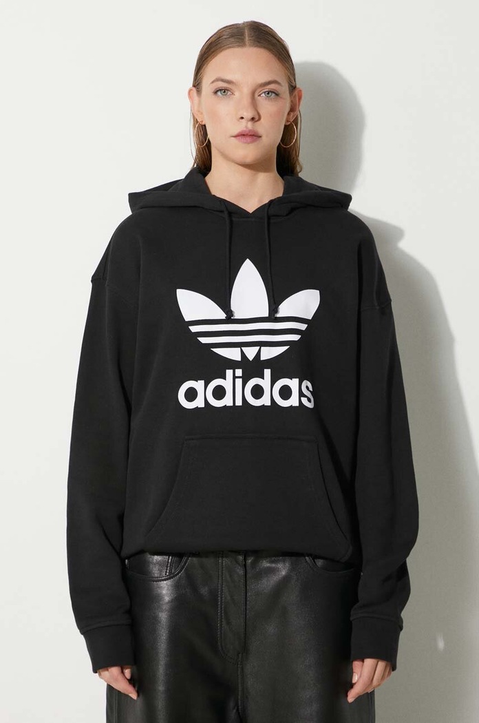 adidas Originals - Bluza FM3307 z kapturem czarny FM3307