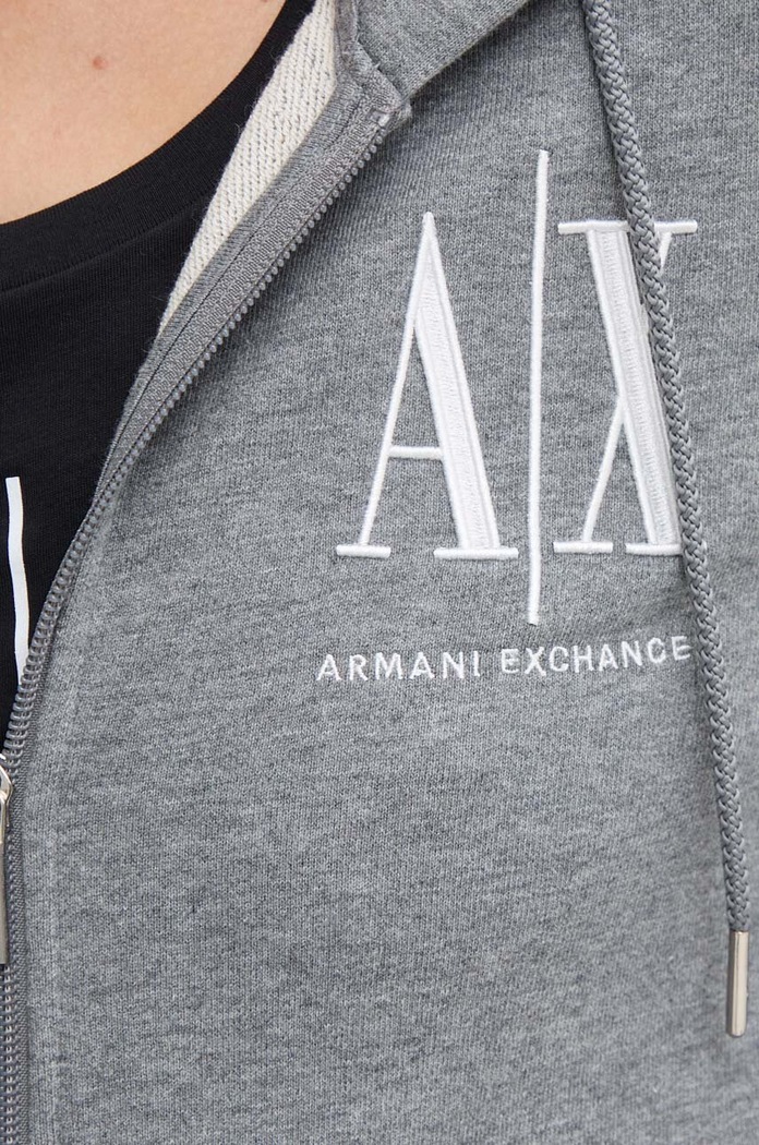 Armani Exchange Mikina 8NYM22.YJ68Z.NOS sivá