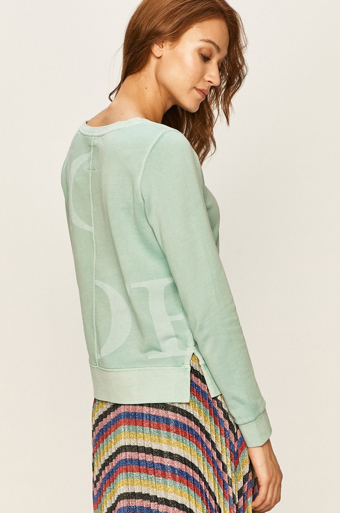 Marc O'Polo - Bluza bez kaptura turkusowy M02411454079