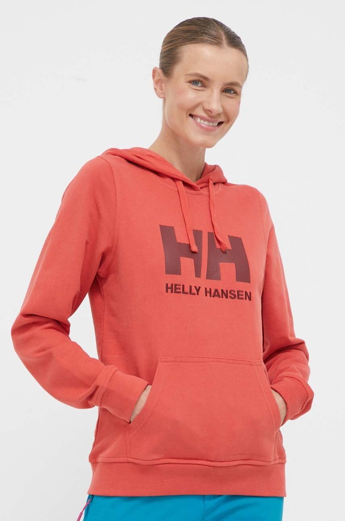Helly Hansen bluza nadruk czerwony 33978