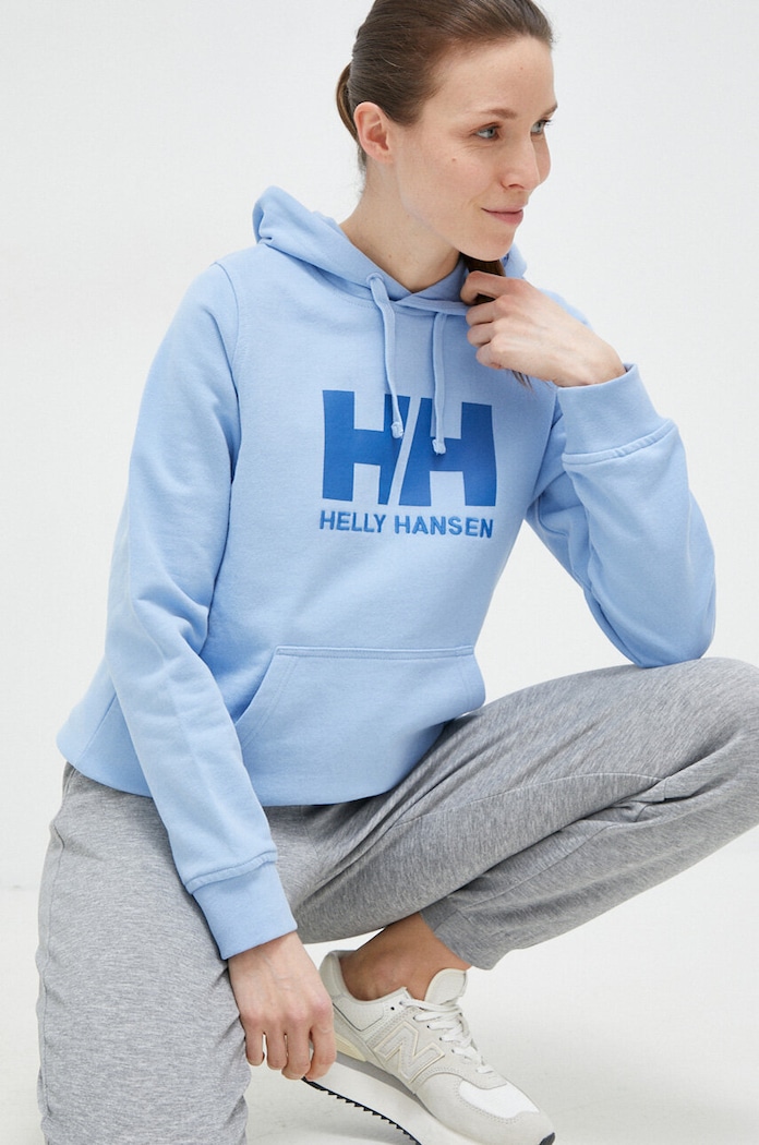 Helly Hansen bluza nadruk niebieski 33978