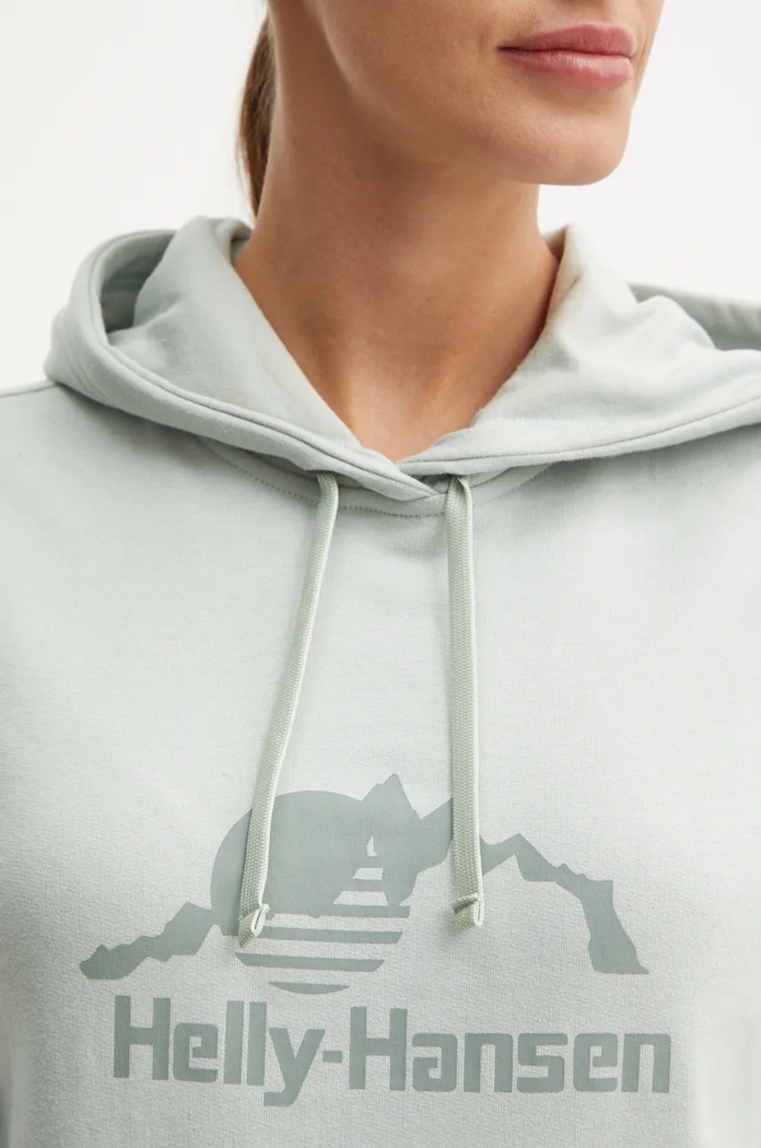 Helly Hansen bluza NORD GRAPHIC zielony 62981
