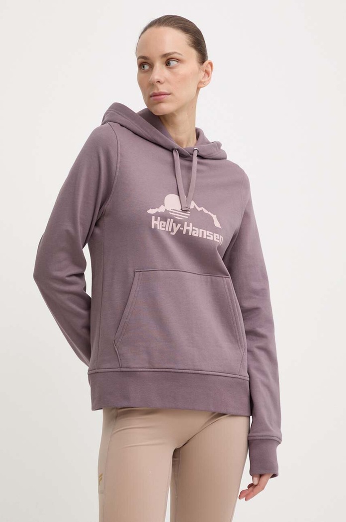 Суичър Helly Hansen NORD GRAPHIC 62981 виолетов SS25
