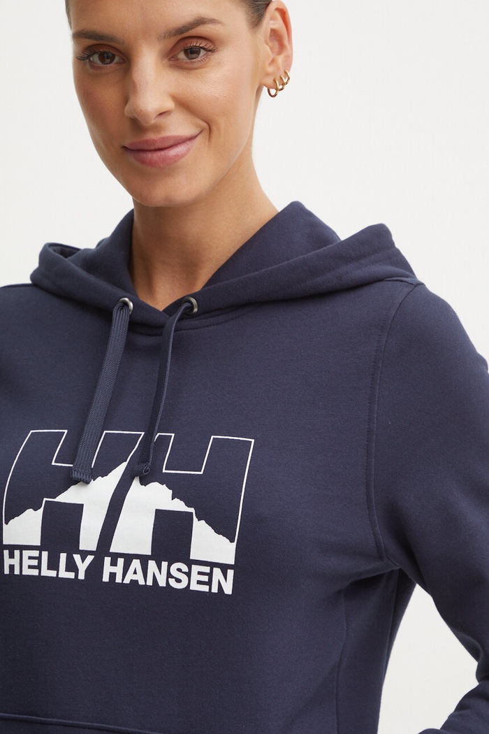 Mikina Helly Hansen NORD GRAPHIC tmavomodrá 62981