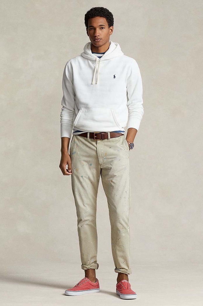 Oblečení Mikina Polo Ralph Lauren 710766778009 bílá