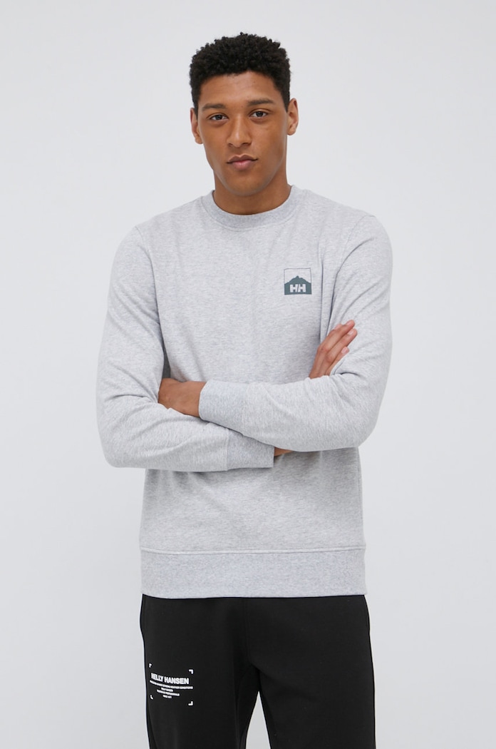 Helly Hansen Mikina bez kapucne sivá 62976