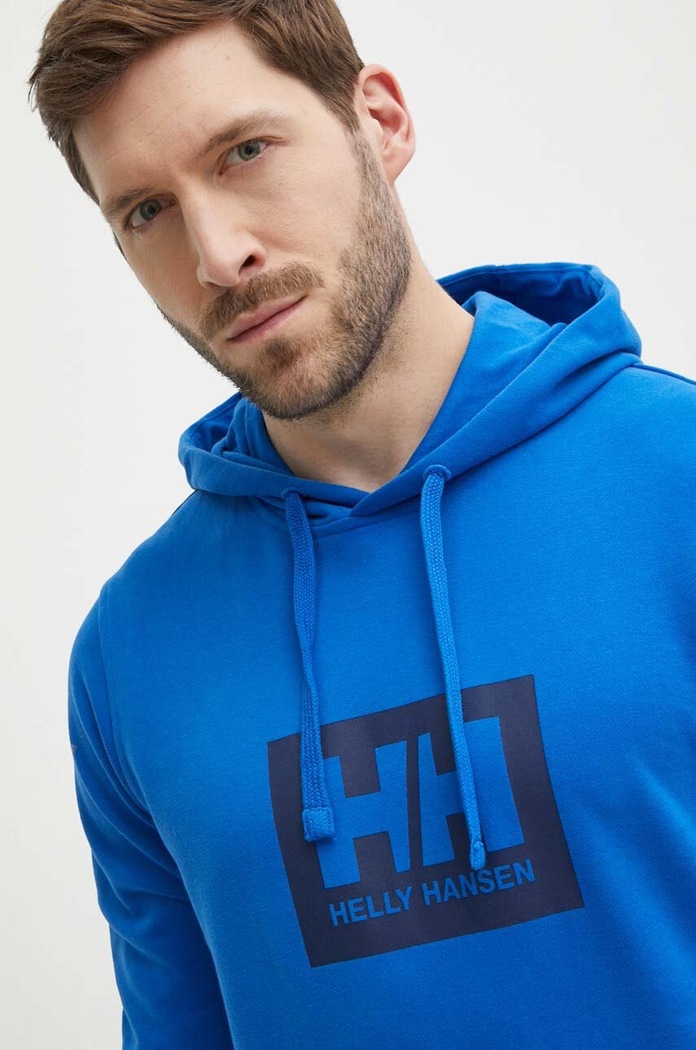Bavlnená mikina Helly Hansen 53289 modrá