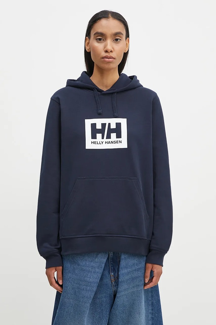 Helly Hansen cotton sweatshirt cotton navy 53289