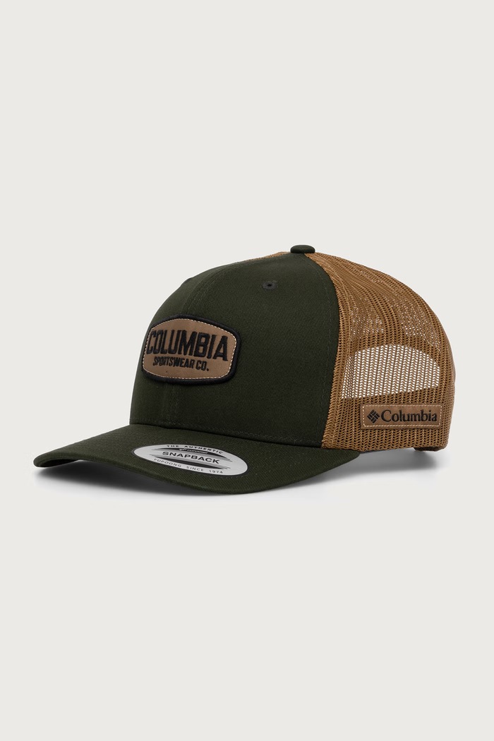 Columbia Czapka z daszkiem trucker z bawełną zielony 1652541.