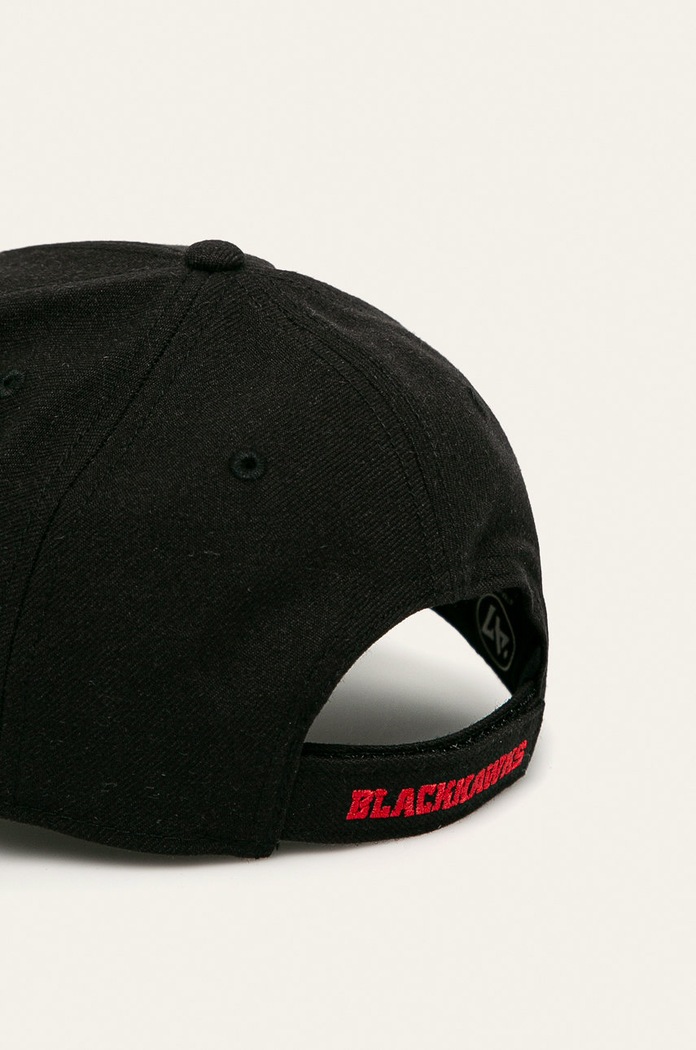 47 brand - Čiapka NHL Chicago Blackhawks H.MVP04WBV.BKA čierna SS20