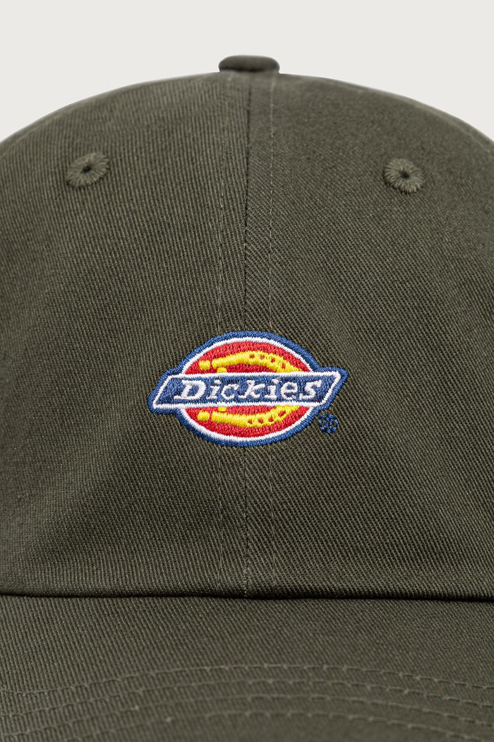 Dickies Czapka z daszkiem bawełniana DK0A4TKV zielony AW25