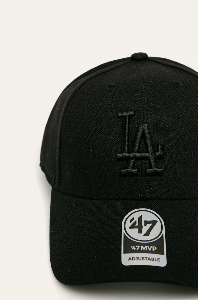 Doplnky 47 brand - Čiapka MLB Los Angeles Dodgers B.MVPSP12WBP.BKE čierna