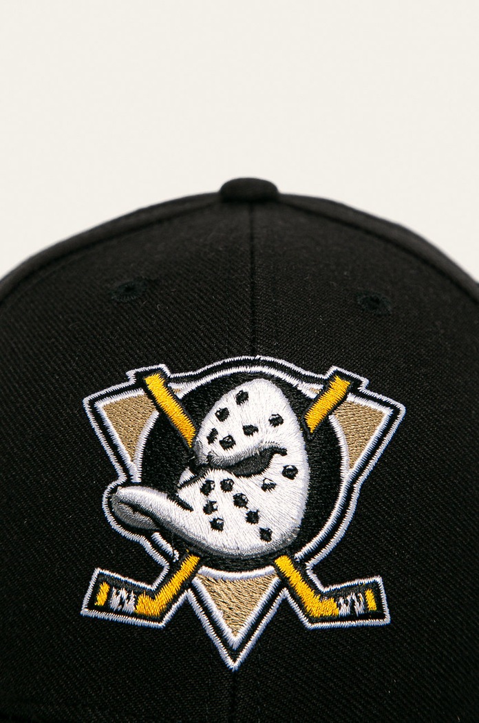 47 brand - Czapka NHL Anaheim Ducks H.MVP25WBV.BKI czarny SS20