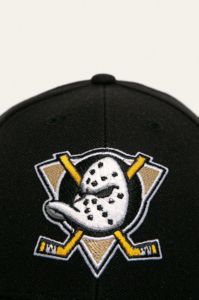47 brand - Czapka NHL Anaheim Ducks H.MVP25WBV.BKI czarny SS20