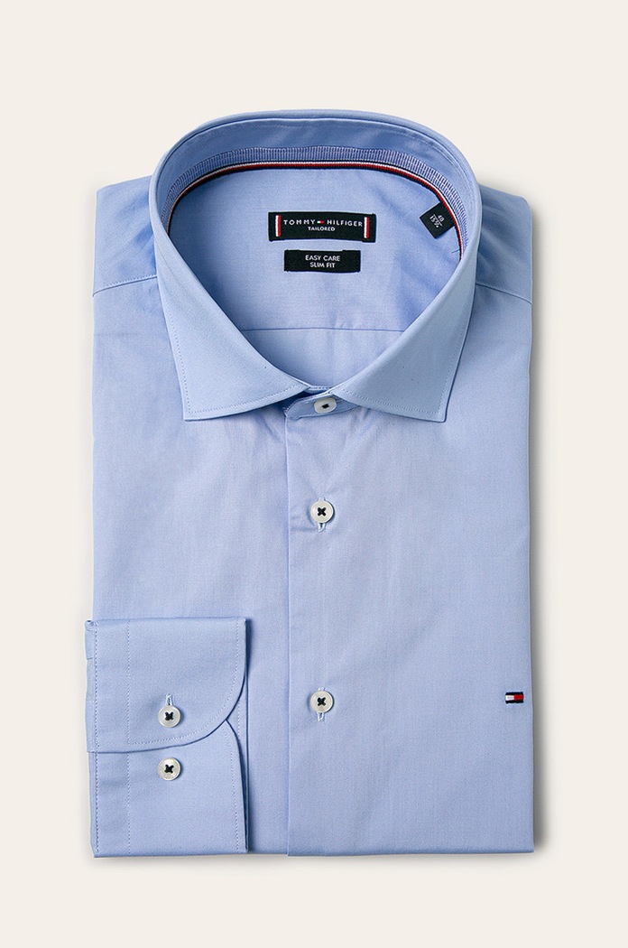 Tommy Hilfiger Tailored - Koszula bawełna niebieski TT0TT06391