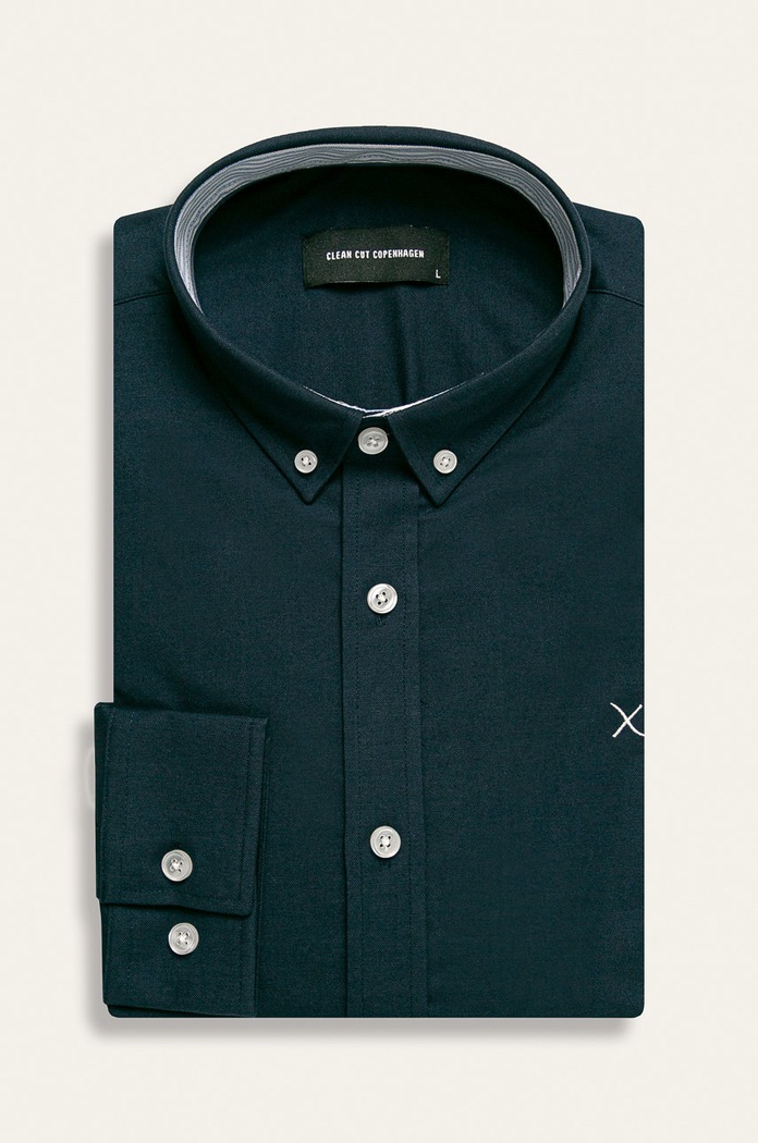 Clean Cut Copenhagen Koszula granatowy CC1482.Navy