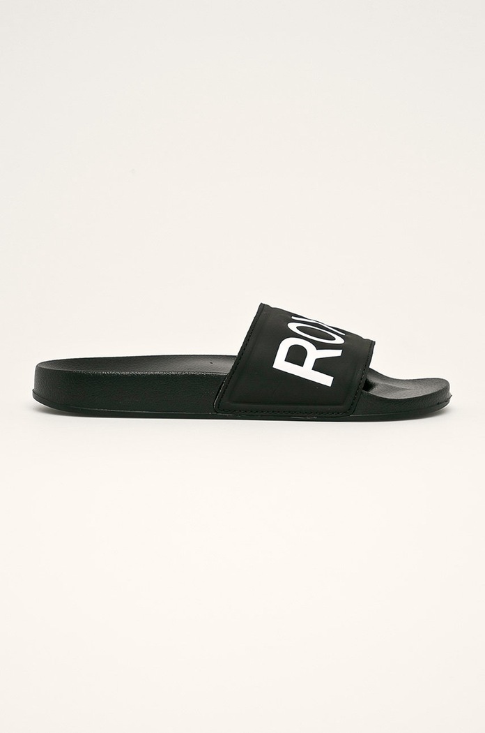 Pantofle Roxy Slippy bez podpatku černá ARJL100679.