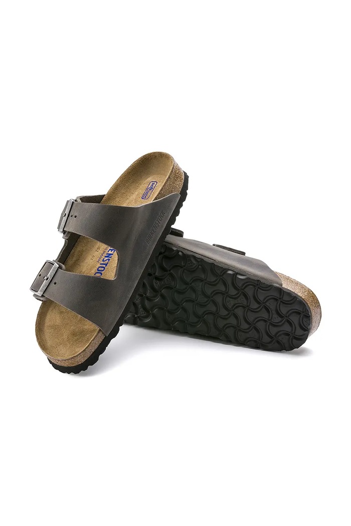 Δερμάτινες παντόφλες Birkenstock Arizona FL SFB 1013645