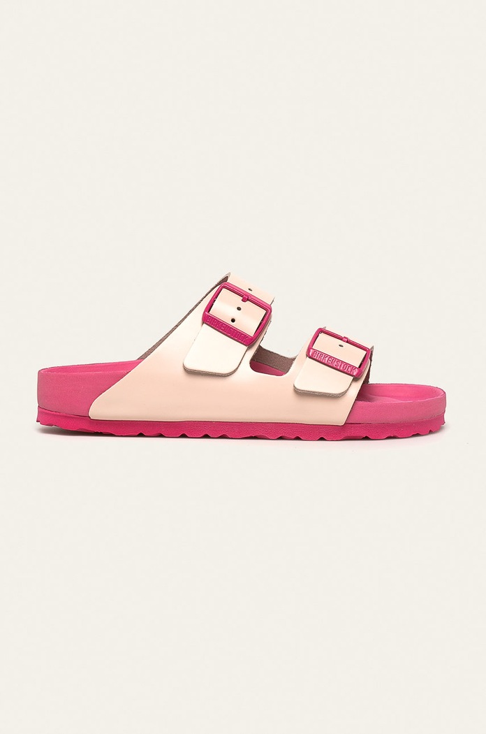 Birkenstock - Kožené pantofle Arizona EXQ přírodní kůže růžová 1016456