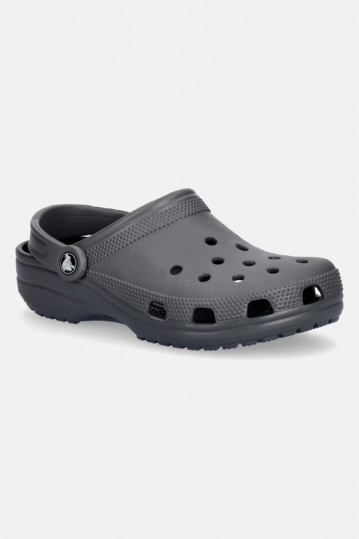 Crocs papucs Classic szintetikus szürke CROCS.CLASSIC.10001