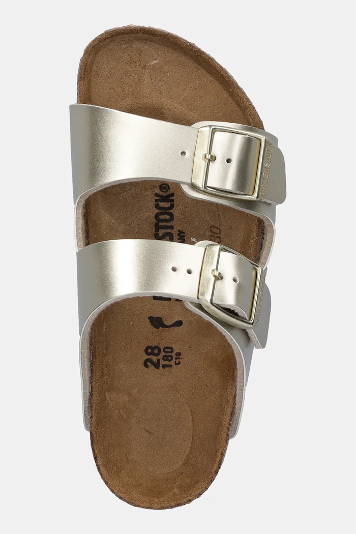 Birkenstock - Dětské pantofle Arizona zlatá 1014841