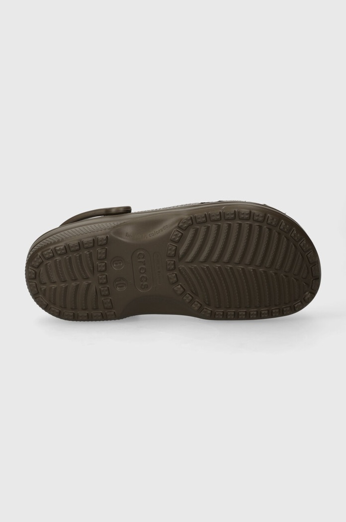 Crocs klapki Classic CROCS.CLASSIC.10001.M brązowy