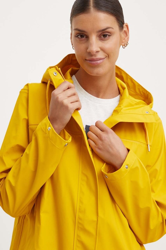 Helly Hansen geaca de ploaie Moss cu captuseala galben 53251