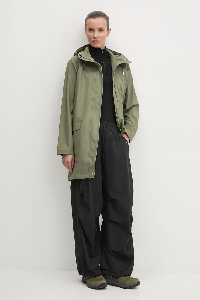 Helly Hansen kurtka przeciwdeszczowa Moss 53251 zielony SS26
