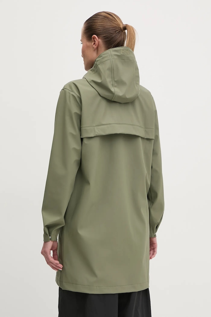 Odzież Helly Hansen kurtka przeciwdeszczowa Moss 53251 zielony