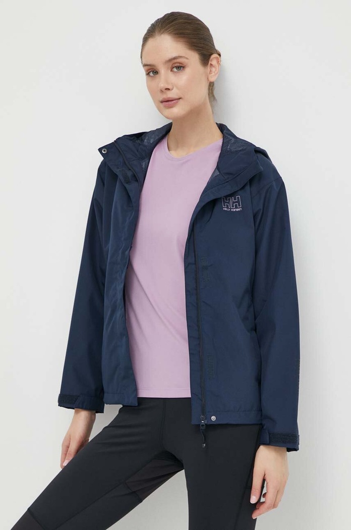 Nepremokavá bunda Helly Hansen Seven tmavomodrá 62066