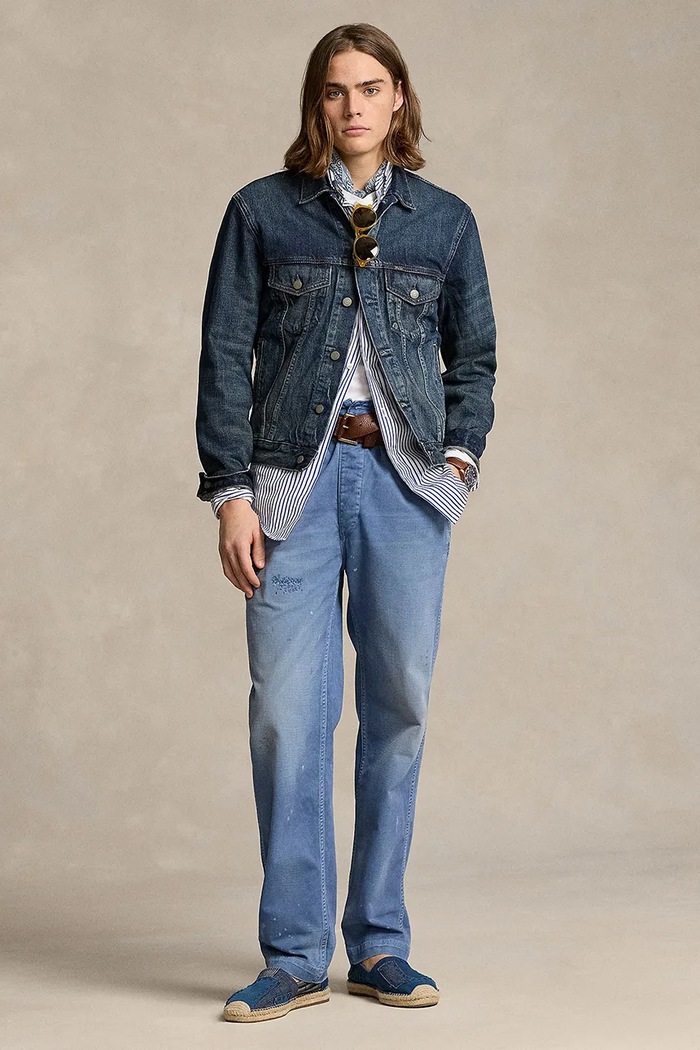 Clothing Polo Ralph Lauren denim jacket 710673235001 blue