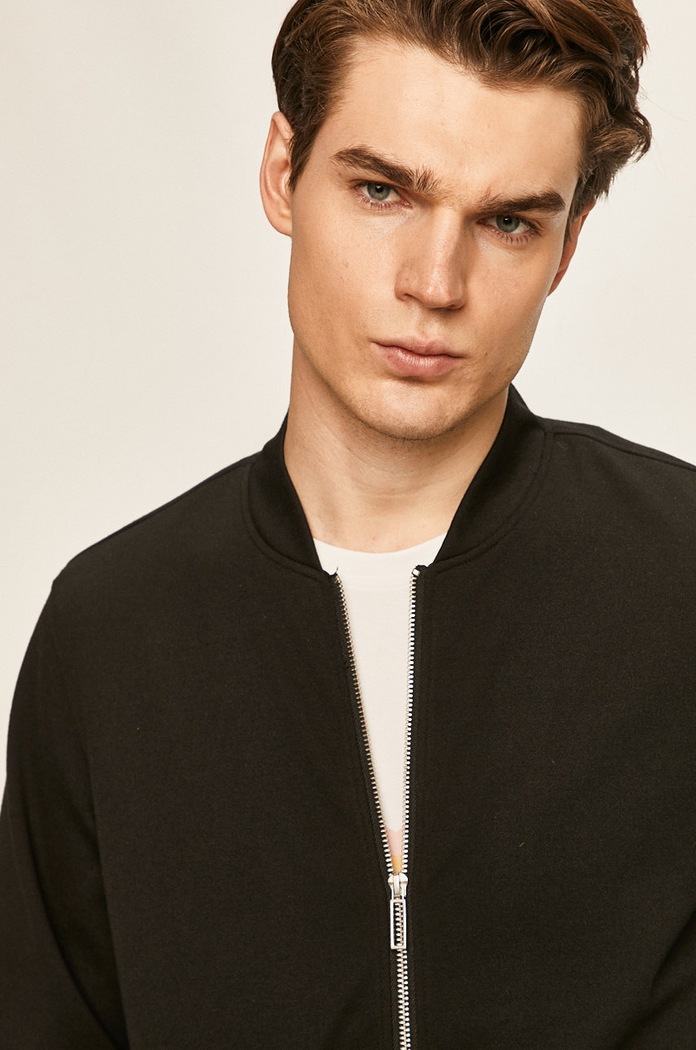 Geaca bomber Clean Cut Copenhagen CC1378.Black negru
