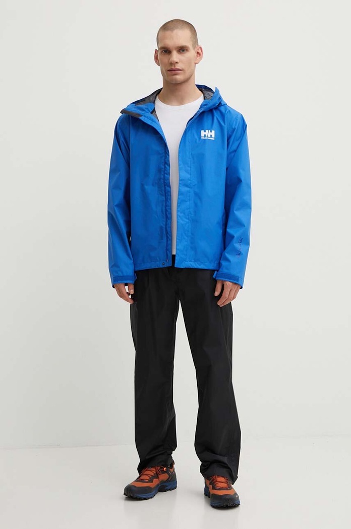 Helly Hansen treková bunda pánská 62047 modrá SS26