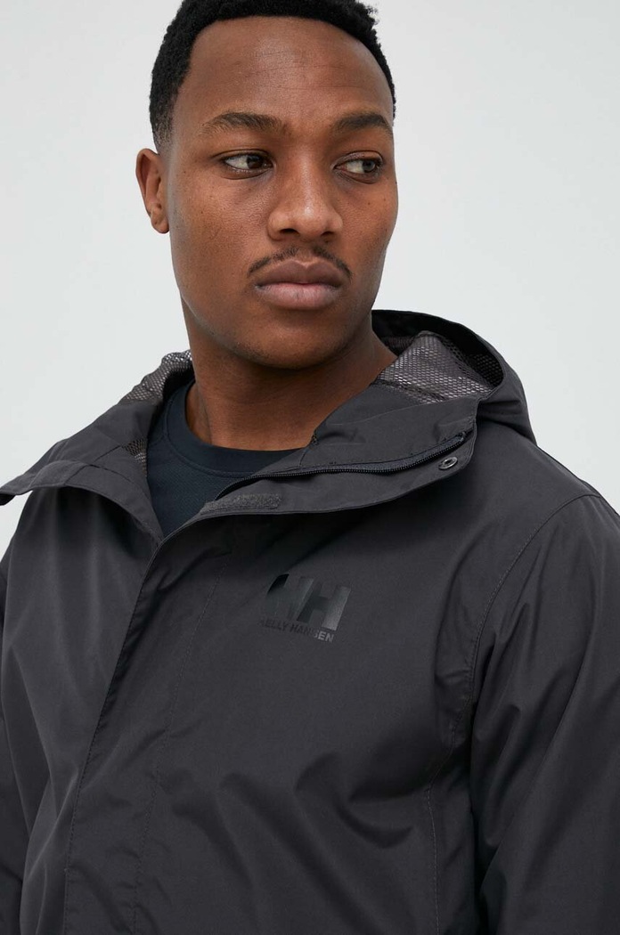 Helly Hansen treková bunda pánská šedá 62047