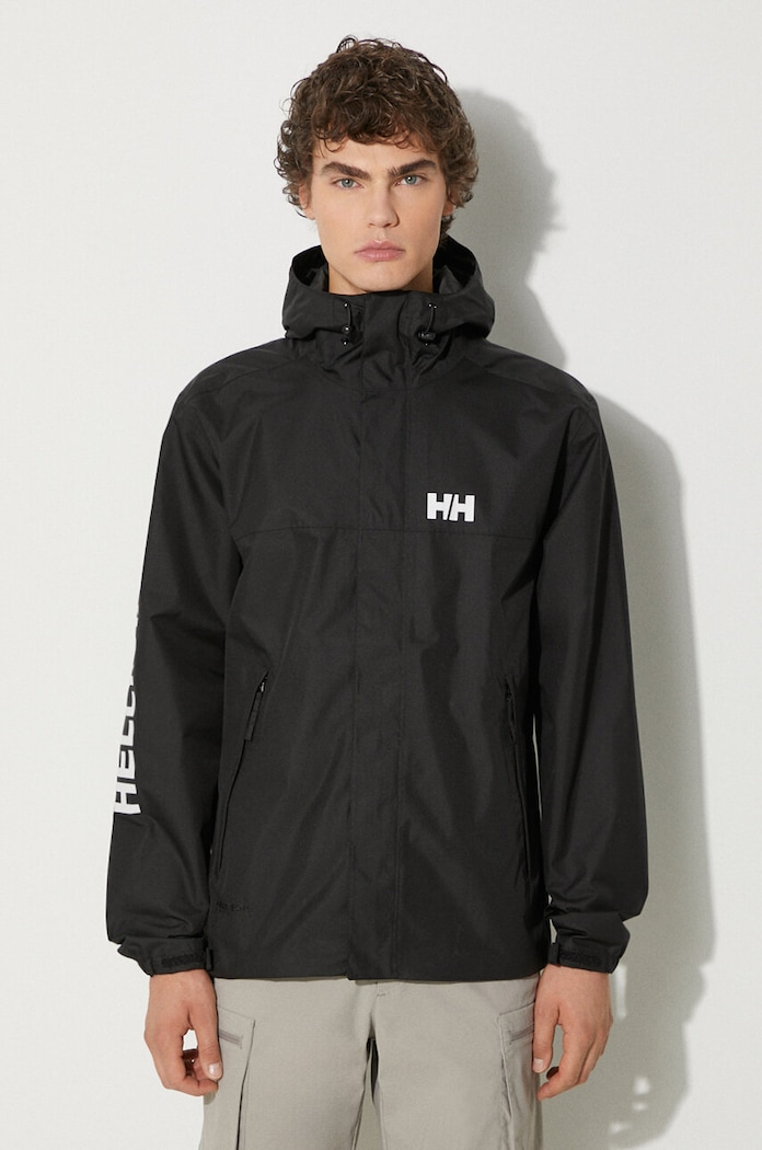 Helly Hansen rain jacket Ervik black 64032