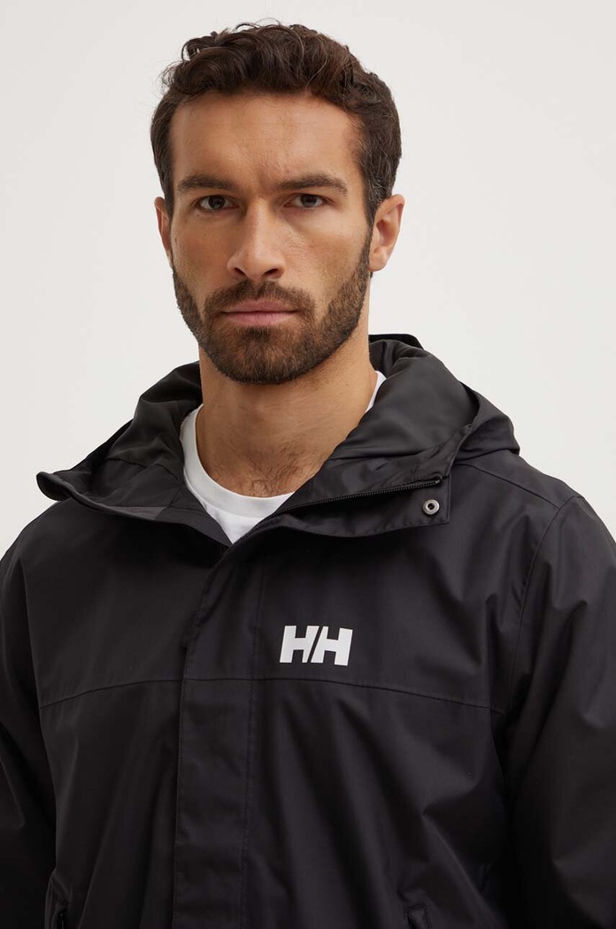 Nepremokavá bunda Helly Hansen Ervik 64032 čierna
