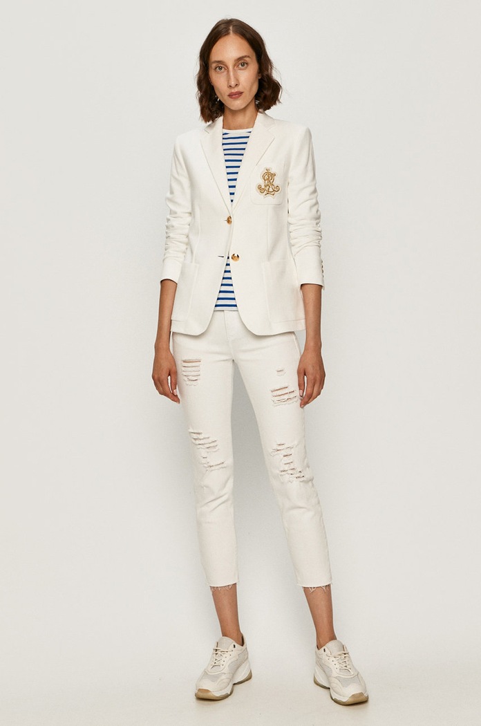 Lauren Ralph Lauren - Σακάκι 200797305001 λευκό SS25