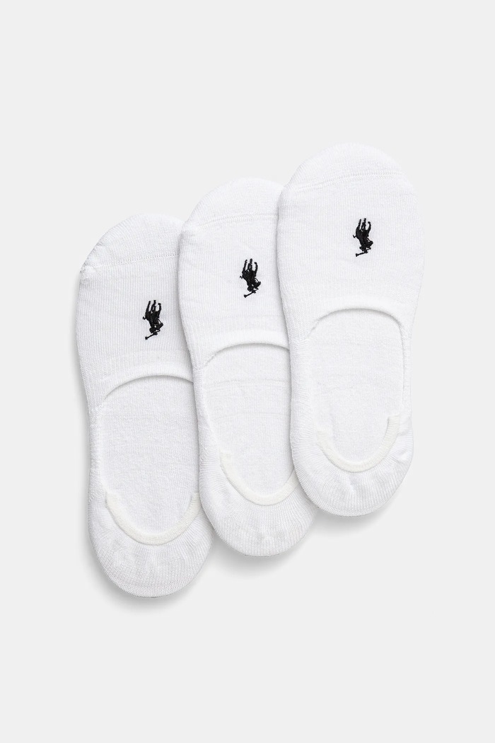 Polo Ralph Lauren șosete scurte (3-pack) alb 455747505002