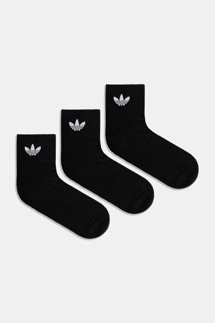adidas Originals - Κάλτσες (3-pack) (3-pack) FM0643 λεπτό μοτίβο μαύρο FM0643