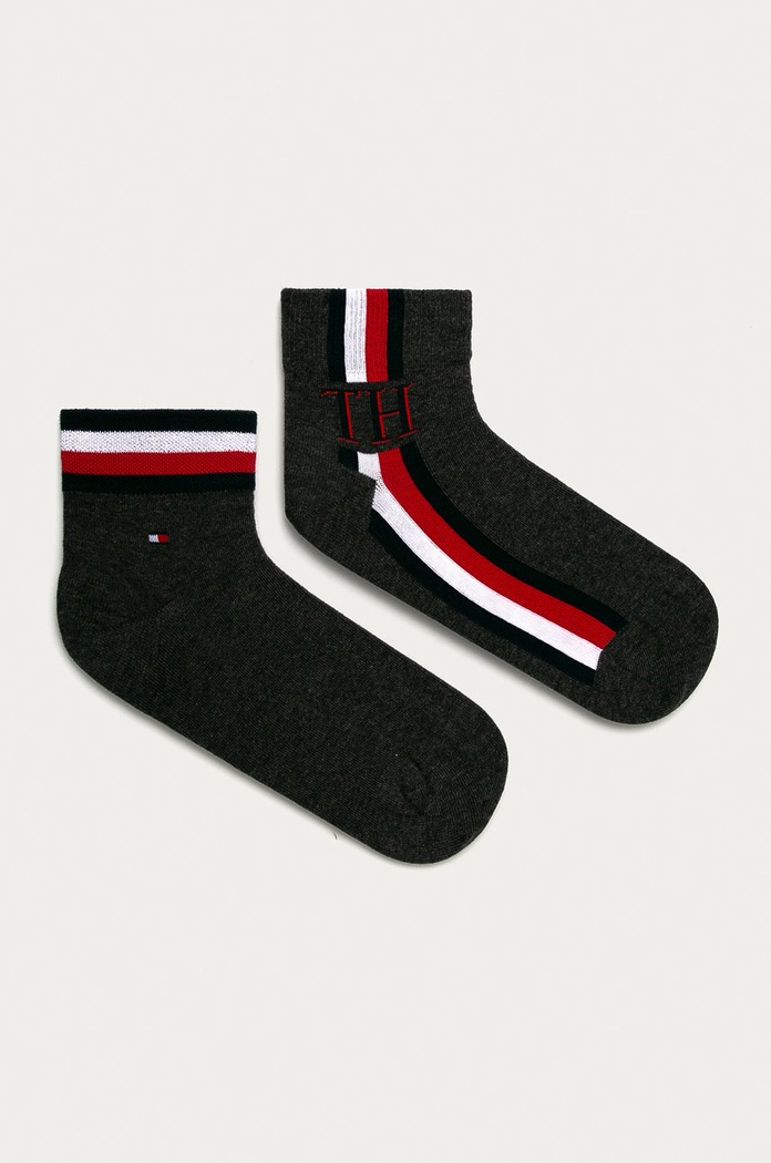 Tommy Hilfiger - Skarpety (2-pack) szary 320203001