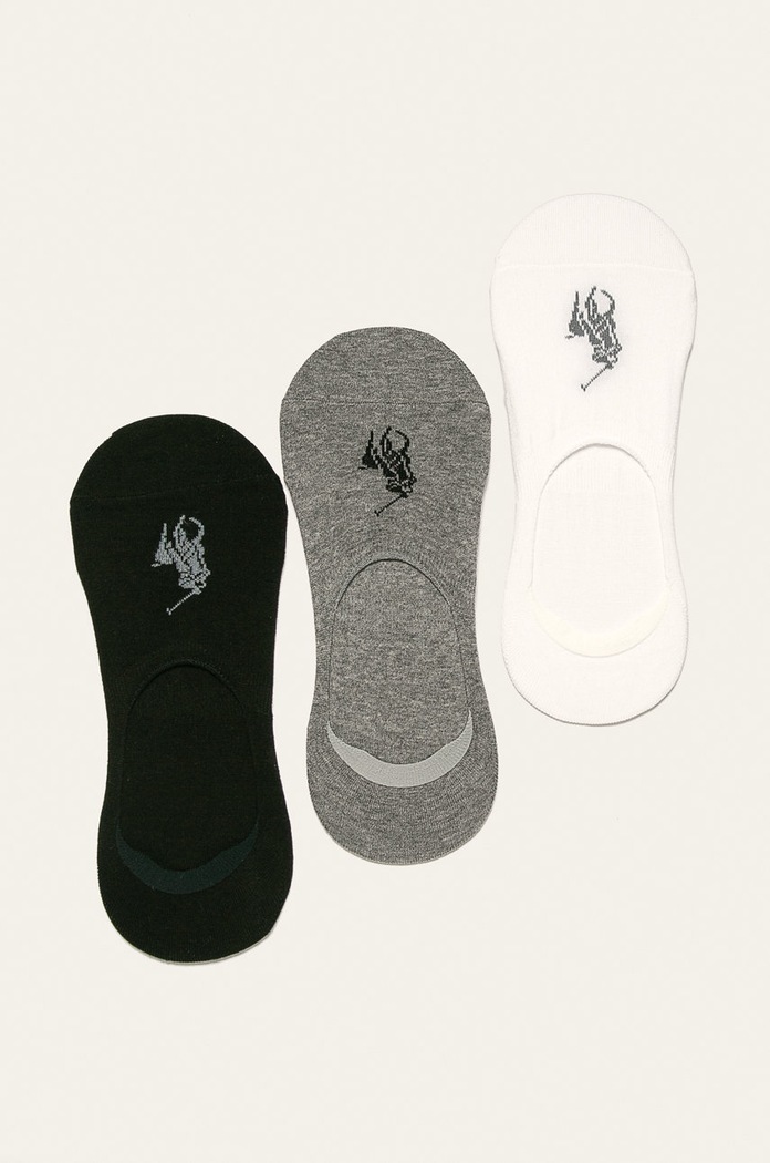 Polo Ralph Lauren - Сліди (3-pack) короткі шкарпетки барвистий 449799742001