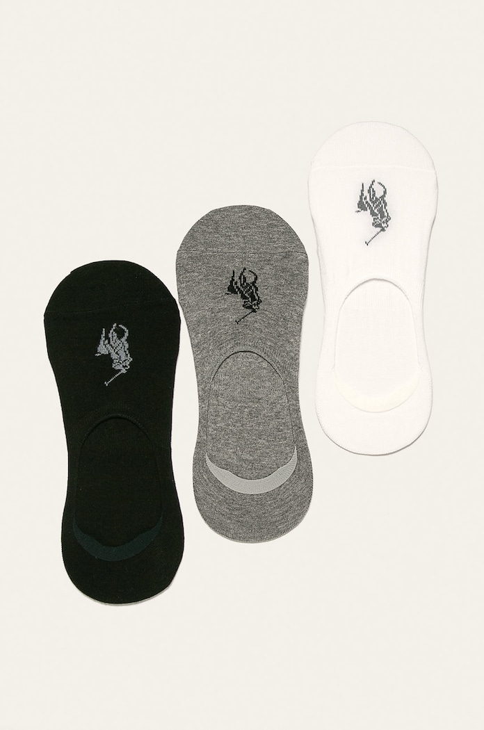 Polo Ralph Lauren - Сліди (3-pack) короткі шкарпетки барвистий 449799742001