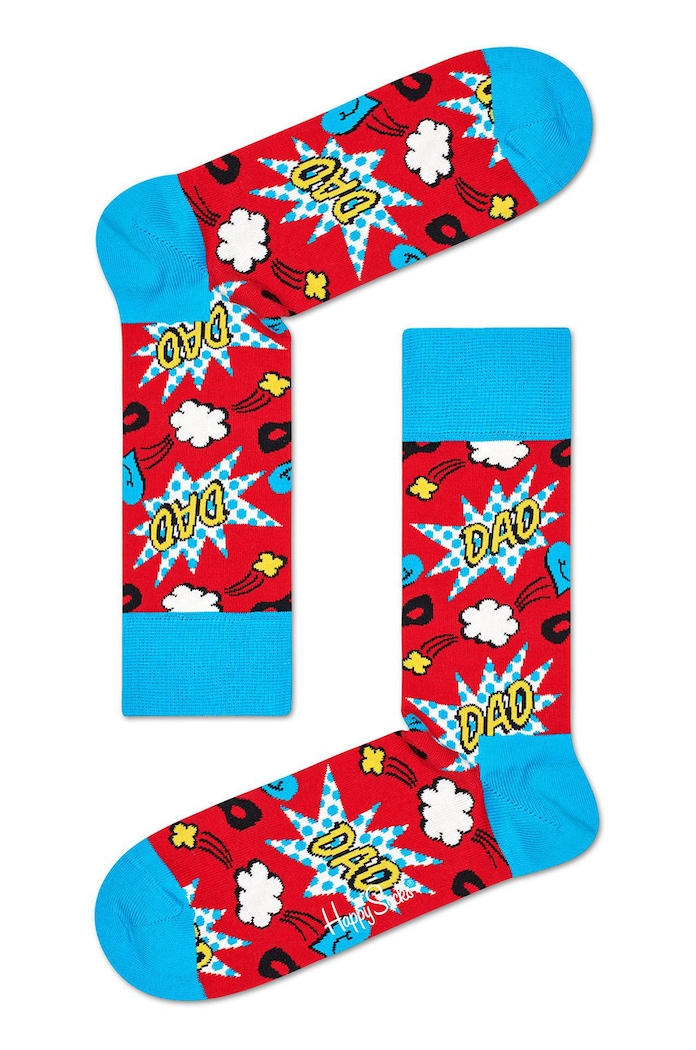 Happy Socks Skarpetki Fathers Day Gift Box (3 pack) XFAT08.4300.M czerwony SS20