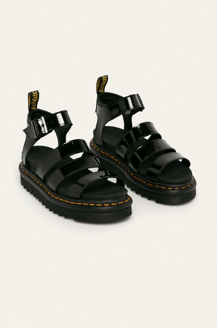 Dr. Martens - Δερμάτινα πέδιλα Blaire DM24192001 μαύρο SS20